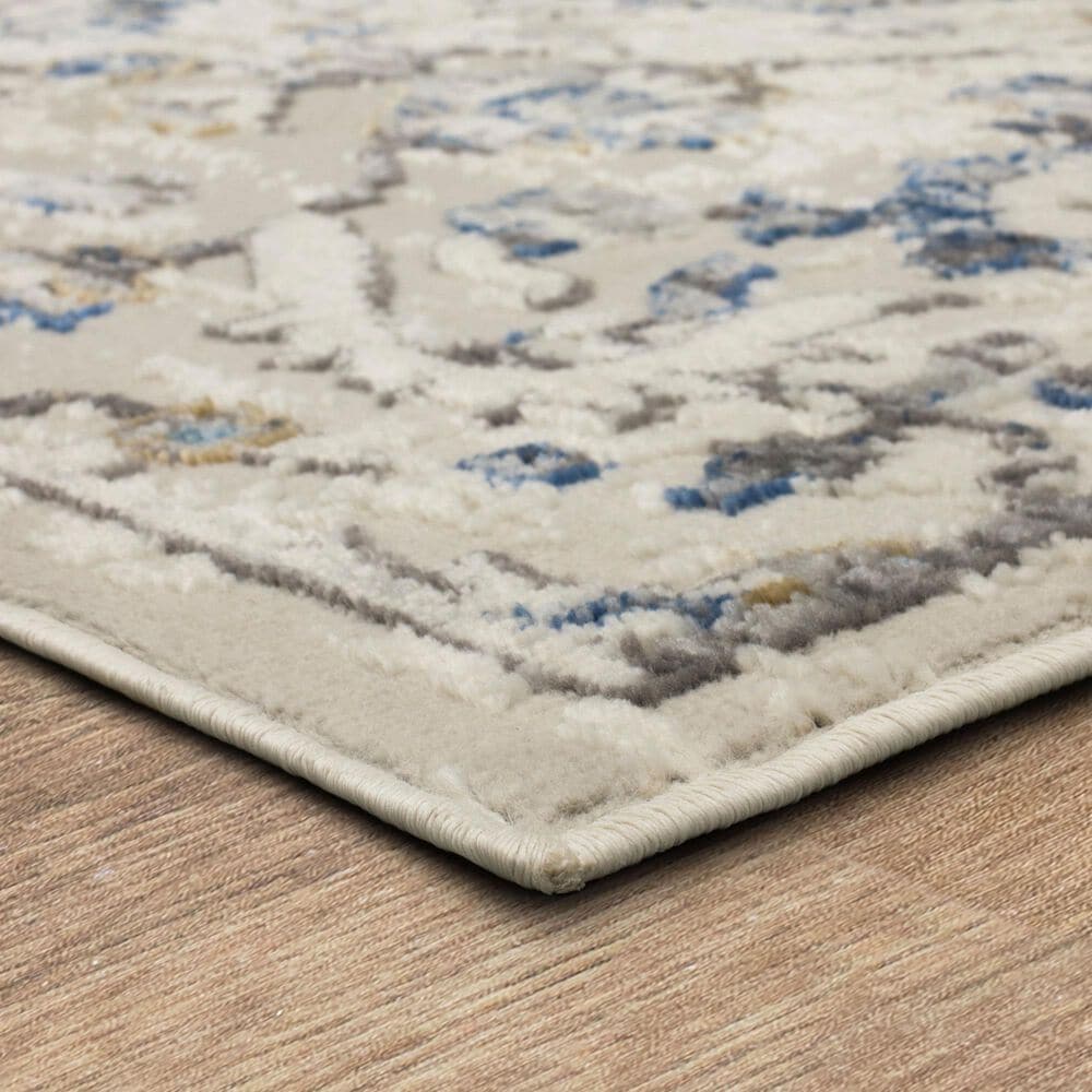 Karastan Cleo Holloway Blue 5'3" x 8' Area Rug, , large