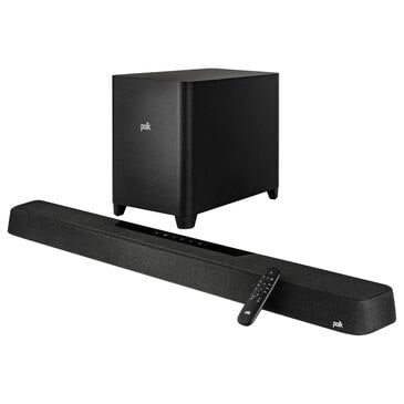 Polk Audio Magnifi Max AX Flagship 5.1.2 Dolby Atmos Sound Bar with Wireless Subwoofer in Black, , large