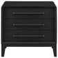 Sterling Timber Elure Queen Upholstered and Strap Panel Bed with Dresser Chest and 2 Nightstands in Peppercorn, , large