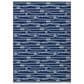 Dalyn Rug Company Harbor Contemporary 10" x 14" Navy Indoor/Outdoor Area Rug, , large