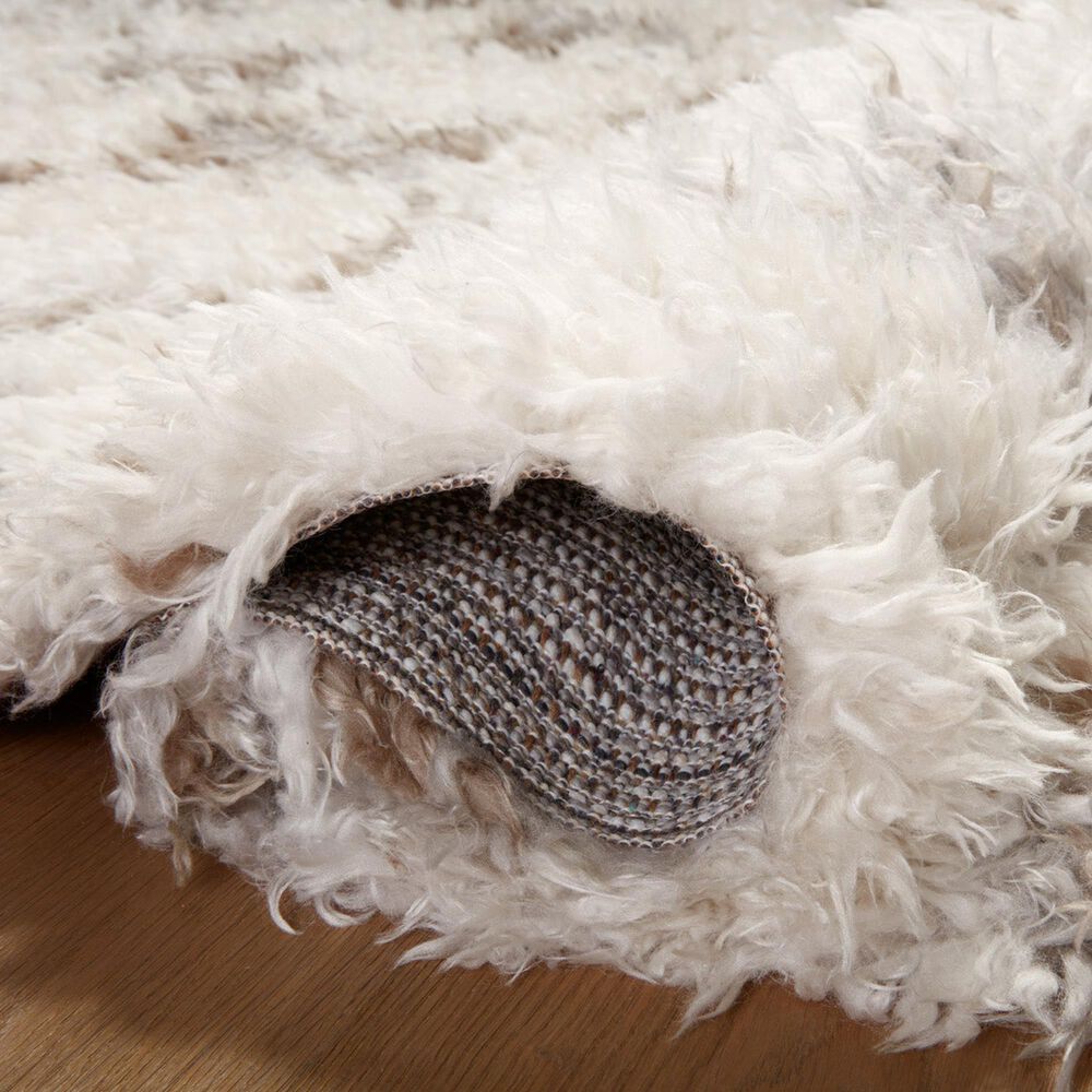 Angela Rose Amira 2&#39;7&quot; x 8&#39; Ivory and Pebble Runner, , large