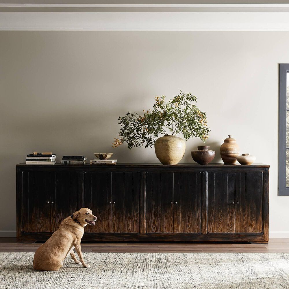 Four Hands It Takes An Hour Sideboard in Distressed Black, , large