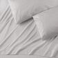 4-Piece King Checkered Emboss Sheet Set in Modern Gray, , large