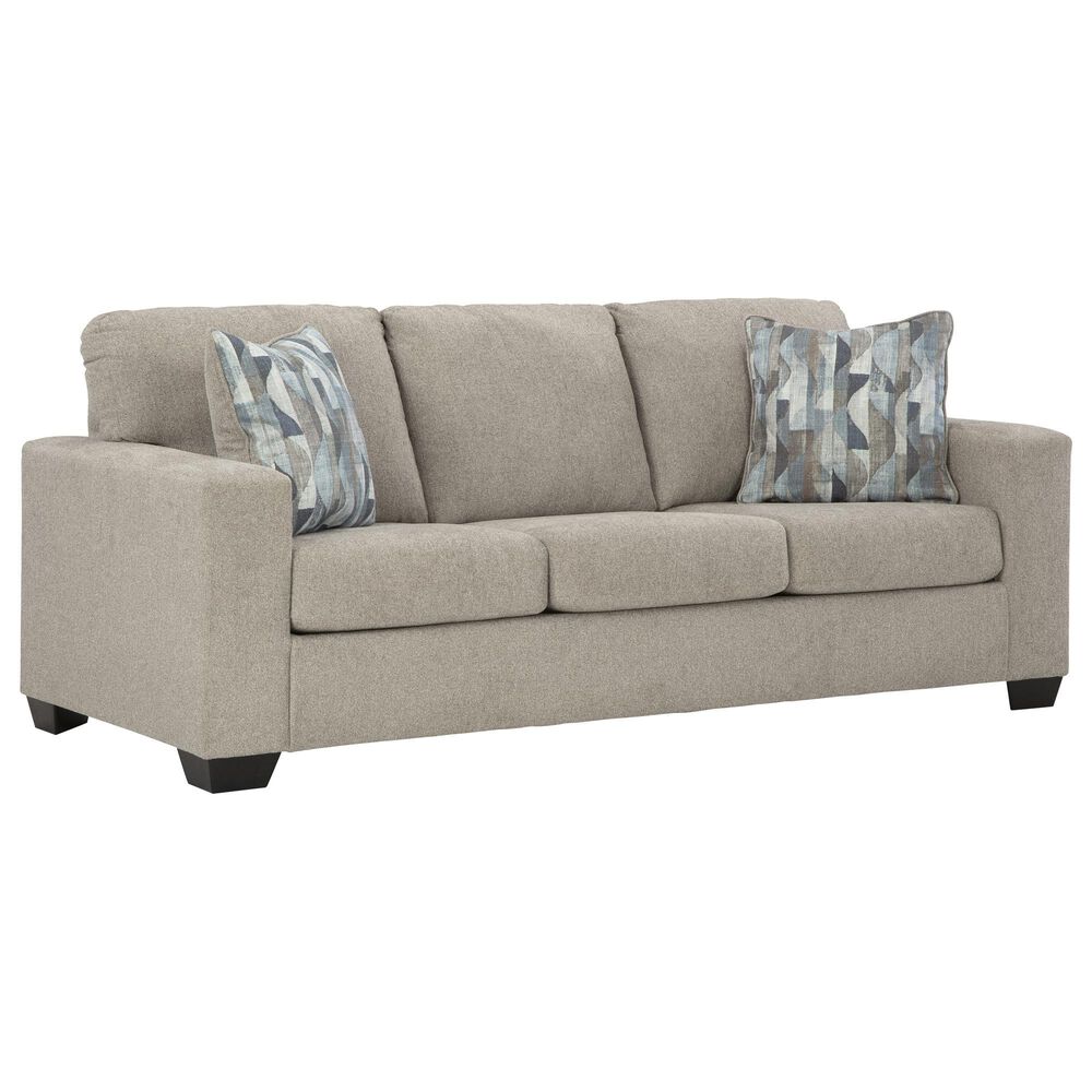 Ashley Deltona Stationary Sofa and Loveseat Set in Parchment, , large