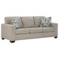 Ashley Deltona Stationary Sofa and Loveseat Set in Parchment, , large