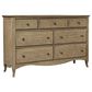 Riva Ridge Provence 4-Piece Full Platform Bedroom Set in Patine, , large