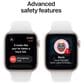 Apple Watch SE 3 (GPS) 44mm Aluminum Case with Sport Band - M/L in Starlight and 2-Year AppleCare+, , large