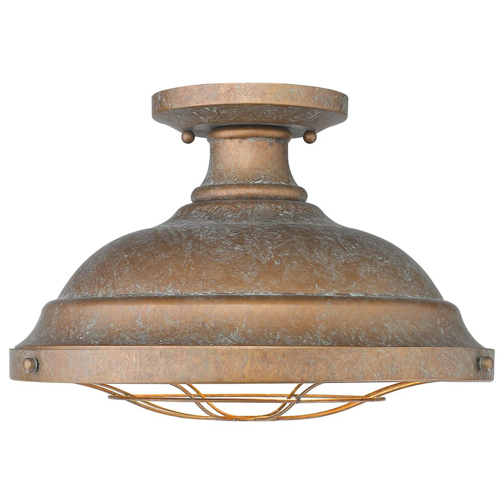 Golden Lighting Bartlett Semi-Flush in Copper Patina, , large