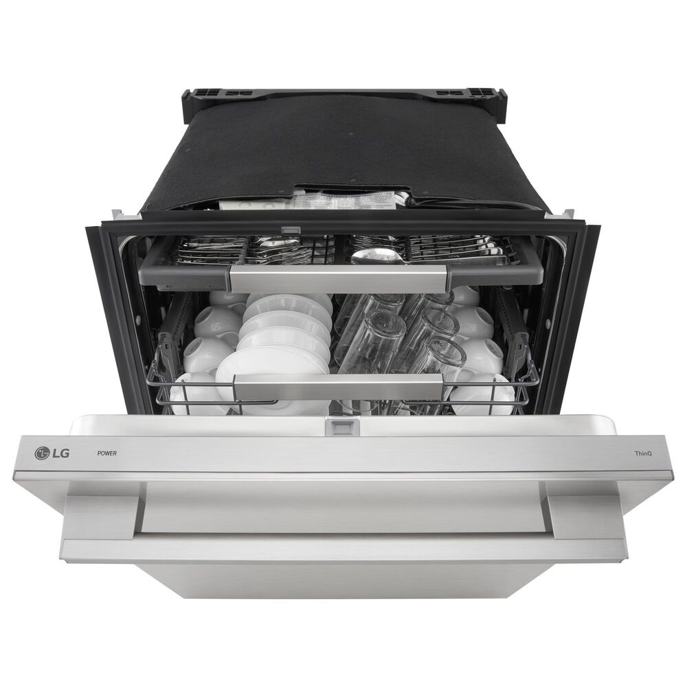 LG 24" Built-In Bar Handle Dishwasher with 3rd Rack in PrintProof Stainless Steel, , large