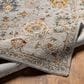 Surya Reina REN-2307 Light Gray, Cream, Denim, Rust, Mustard and Olive 2"7" x 10" Runner, , large