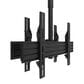 Kanto Back-to-Back Dual Screen TV Ceiling Mount for 40" - 80" TVs in Black, , large