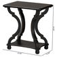 Baxton Studio Cianna End Table in Black, , large