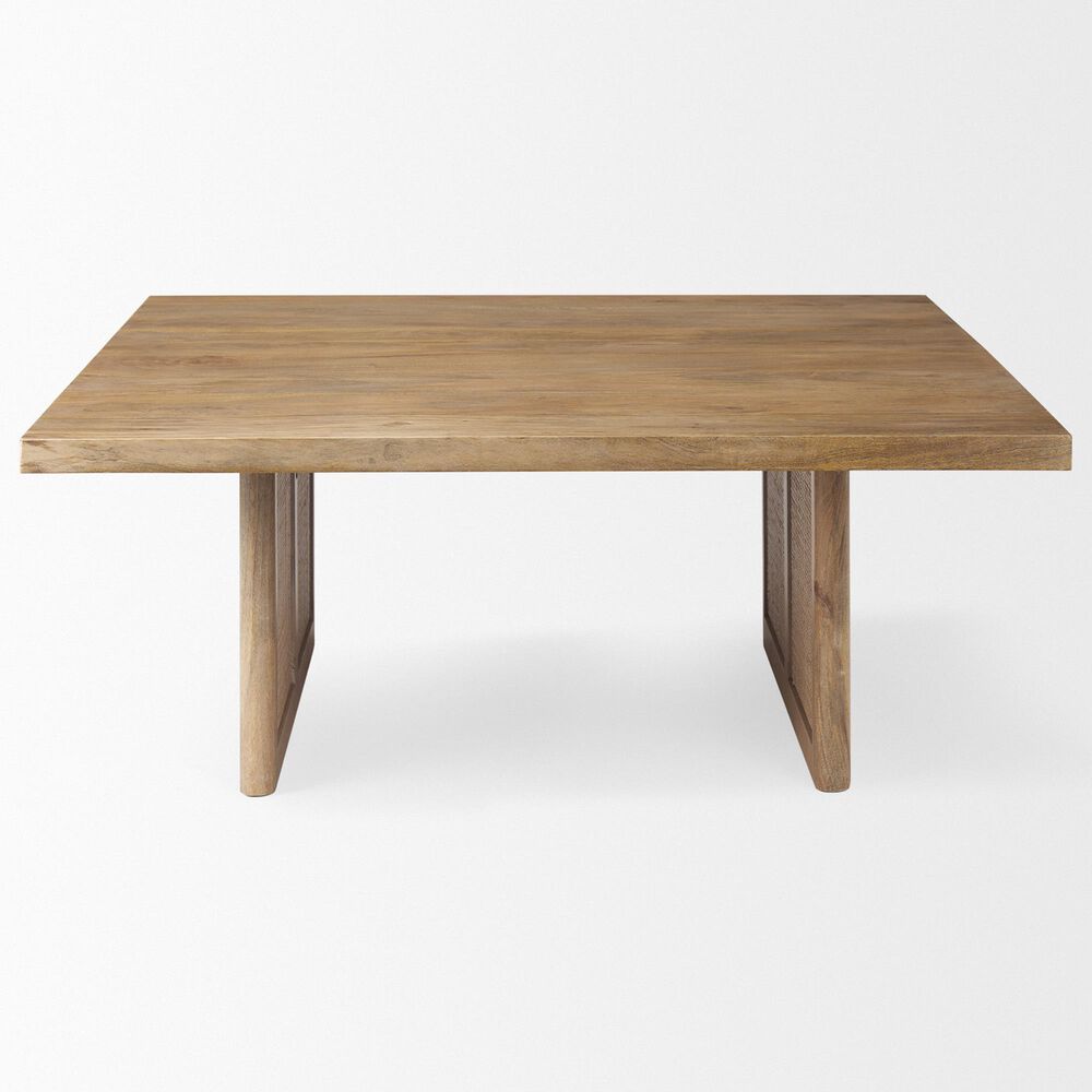 Mercana Grier Square Coffee Table in Light Brown, , large