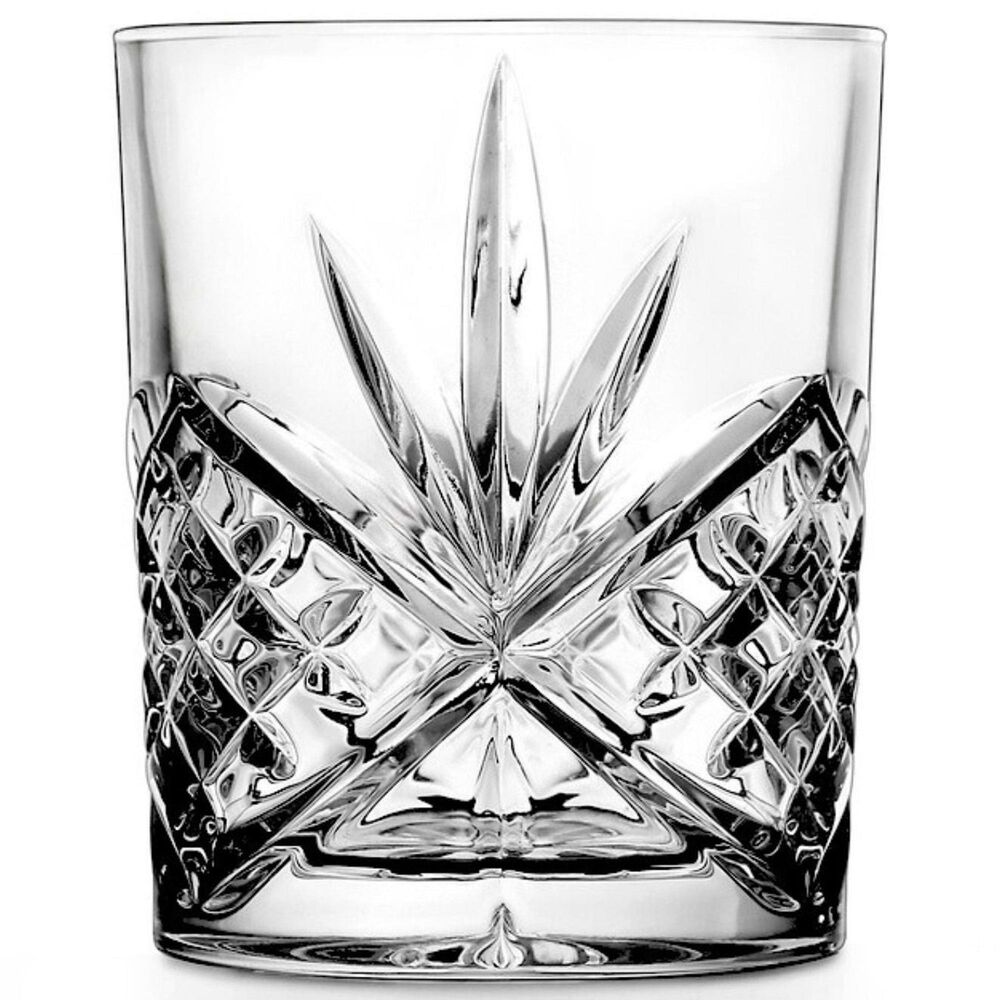 Godinger Silver Dublin 12-Piece Double Old Fashion and Highball Glassware Set in Clear, , large