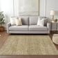 Dalyn Rug Company Burano BU3 3" x 5" Wheat Indoor/Outdoor Area Rug, , large