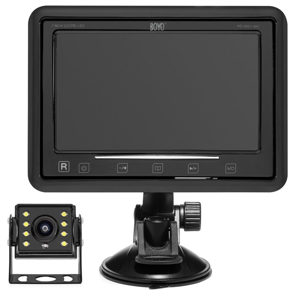 Das Companies Heavy Duty 7" AHD Monitor and Rear View Camera System, , large