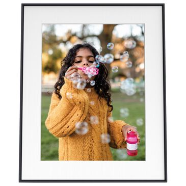 Aura Walden 15" Digital Wi-Fi Photo Frame with Paper Mat in Carbon, , large