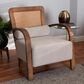 Baxton Studio Sage Arm Chair in Light Grey, , large