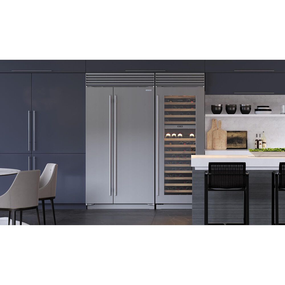 Sub Zero 24.8 Cu. Ft. Classic Side-by-Side Refrigerator in Stainless Steel, , large