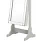 Pacific Landing Storage Jewelry Cheval Mirror in Dove Grey, , large