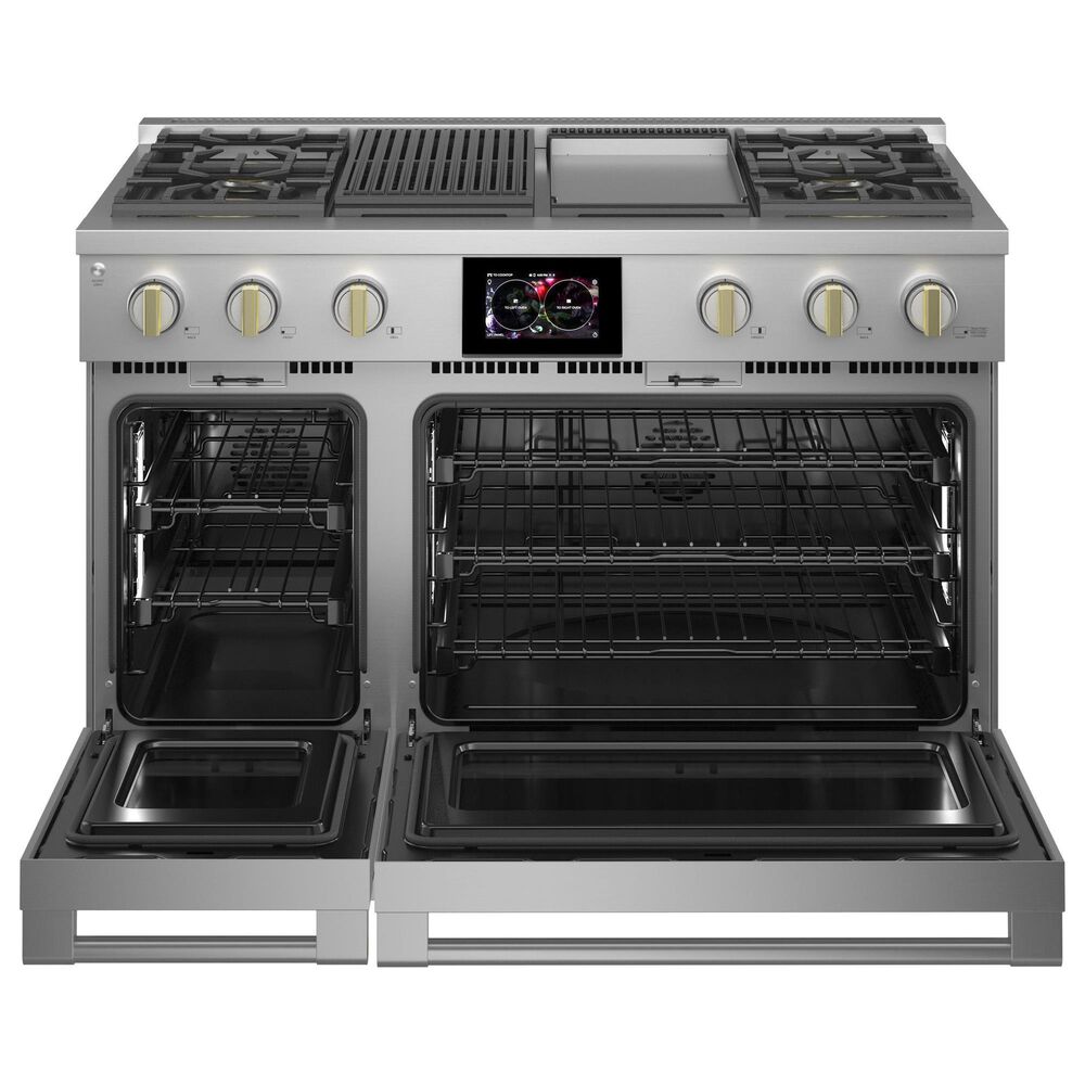 Monogram 48&quot; Dual-Fuel Professional Range with 4 Burners, Grill and Griddle in Stainless Steel, , large