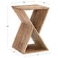 Linon Home Decor Trevor Side Table in Natural, , large
