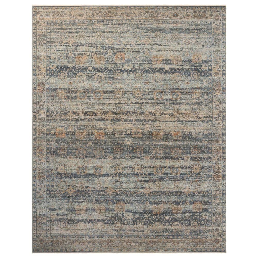 Loloi Heritage 15" Square Sky and Sunset Area Rug, , large