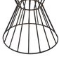 Uma Enterprises Drum Accent Table in Black and Gray, , large
