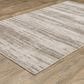 Oriental Weavers Clarke CLA01 Beige and Brown 6" x 9" Area Rug, , large