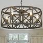 Golden Lighting Alcott 6-Light Chandelier in Antique Black and Gold, , large