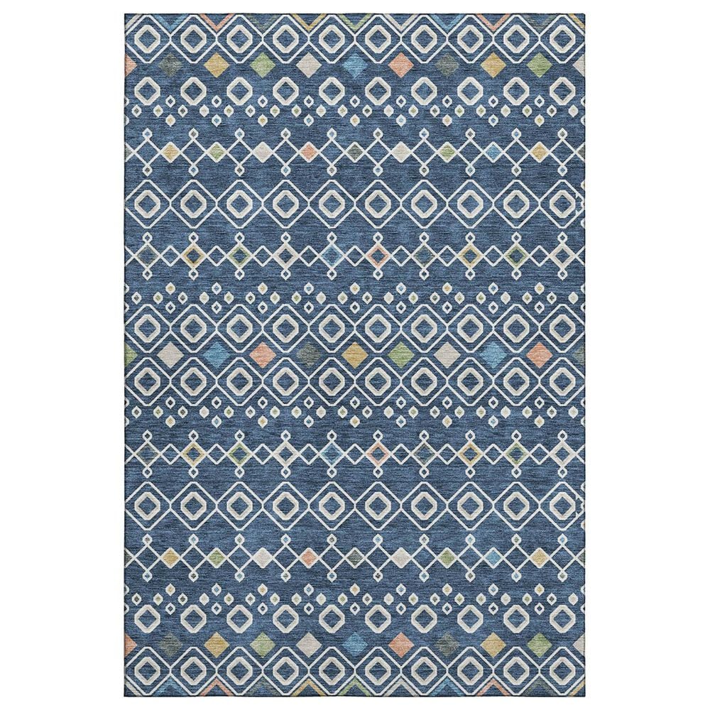 Dalyn Rug Company Neo NO12 9" x 12" Navy Area Rug, , large