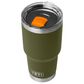 YETI Rambler 30 Oz Tumbler with Color-Blocked MagSlider Lid in Olive and King Crab Orange, , large