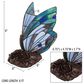 Timberlake 9" Tiffany Style Butterfly Lamp in Multicolor, , large