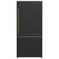 Forno Milano Espresso 17.2 Cu. Ft. Bottom Freezer Refrigerator with Right Swing in Black, , large
