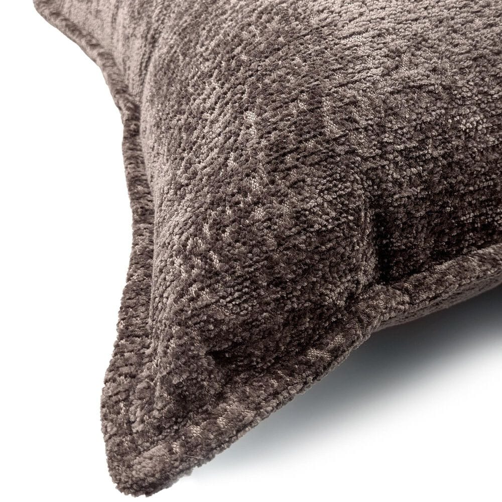 Chanasaya 20" Square Textured Shimmer Throw Pillow in Yellow, , large