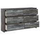 Ashley Baystorm 3-Piece King Panel Headboard Set in Gray, , large