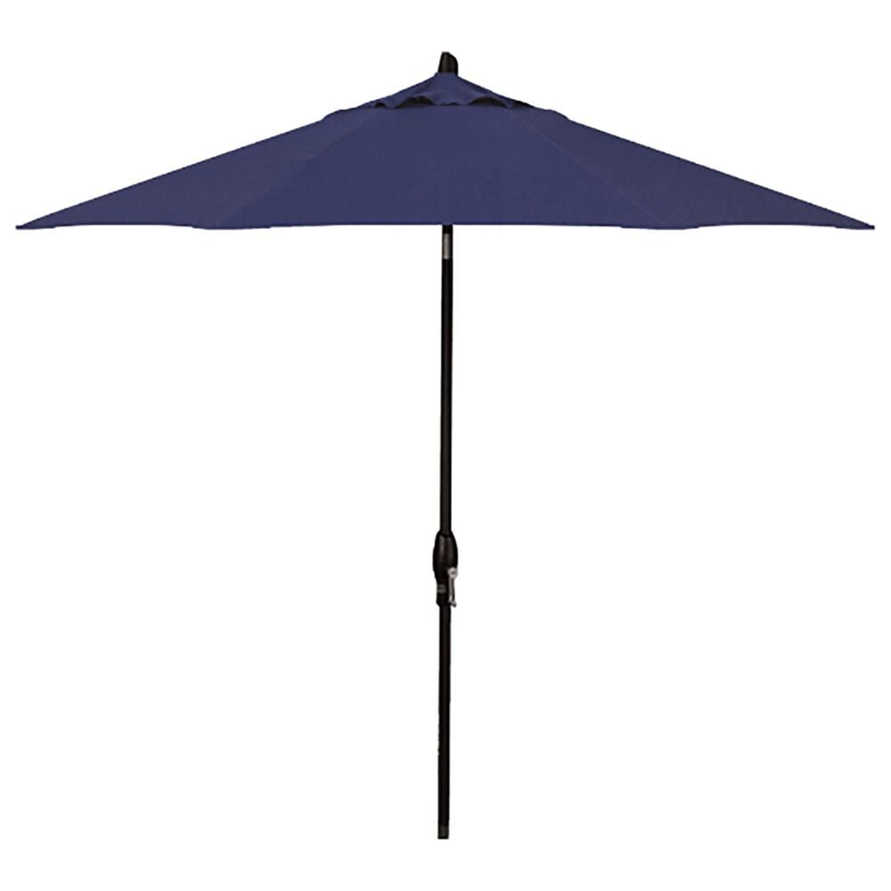 Garden Party 9" Spectrum Indigo Auto Tilt Umbrella with Stand, , large
