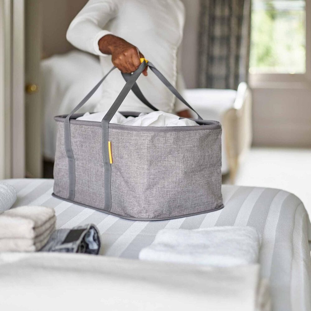 Joseph Joseph Hold-All Collapsible 35-liter Laundry Basket in Grey, , large