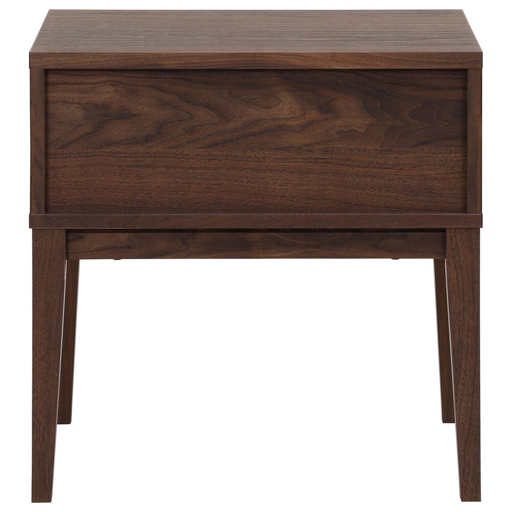 Safavieh Fidia 1-Drawer Nightstand in Dark Walnut, , large