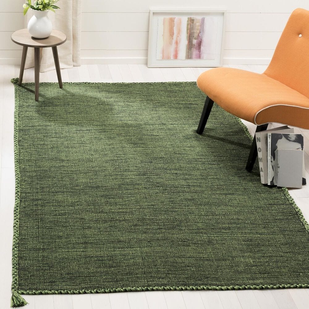 Safavieh Montauk 8&#39; x 10&#39; Green and Black Area Rug, , large