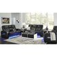 Ashley Boyington Power Reclining Sofa in Black, , large