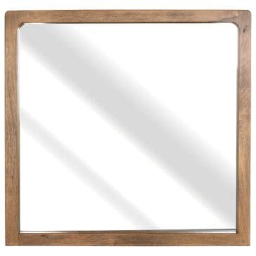 Fallridge Balam Mirror in Stained Brown, , large