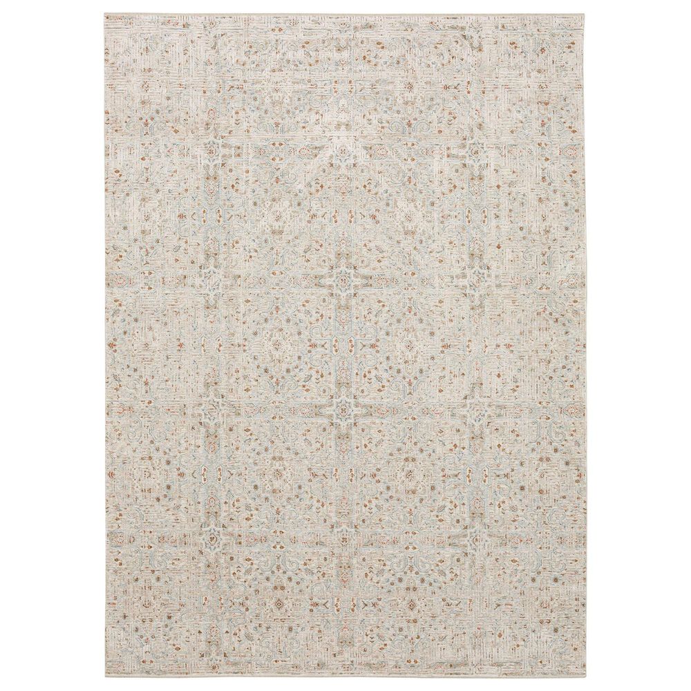 Karastan Solitude Pandosia 2"7" x 7"3" Cream Light Beige Runner, , large