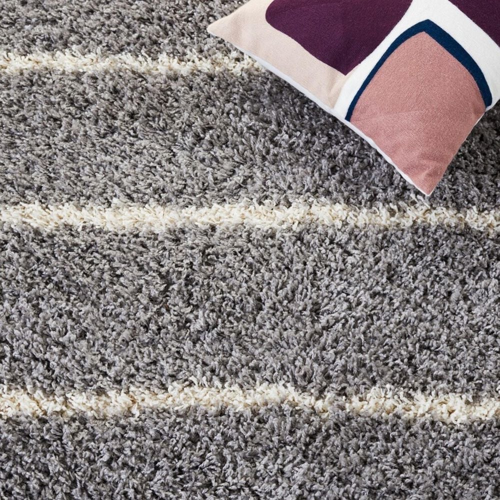 Safavieh Venus Shag VNS604J 2&#39;7&quot; x 5&#39; Grey and Ivory Area Rug, , large