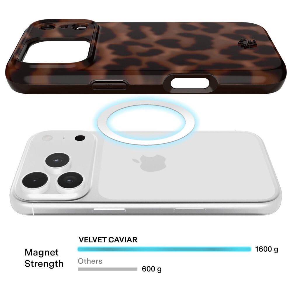 Velvet Caviar MagSafe Case For Apple iPhone 17 Pro in It Girl Leopard, , large