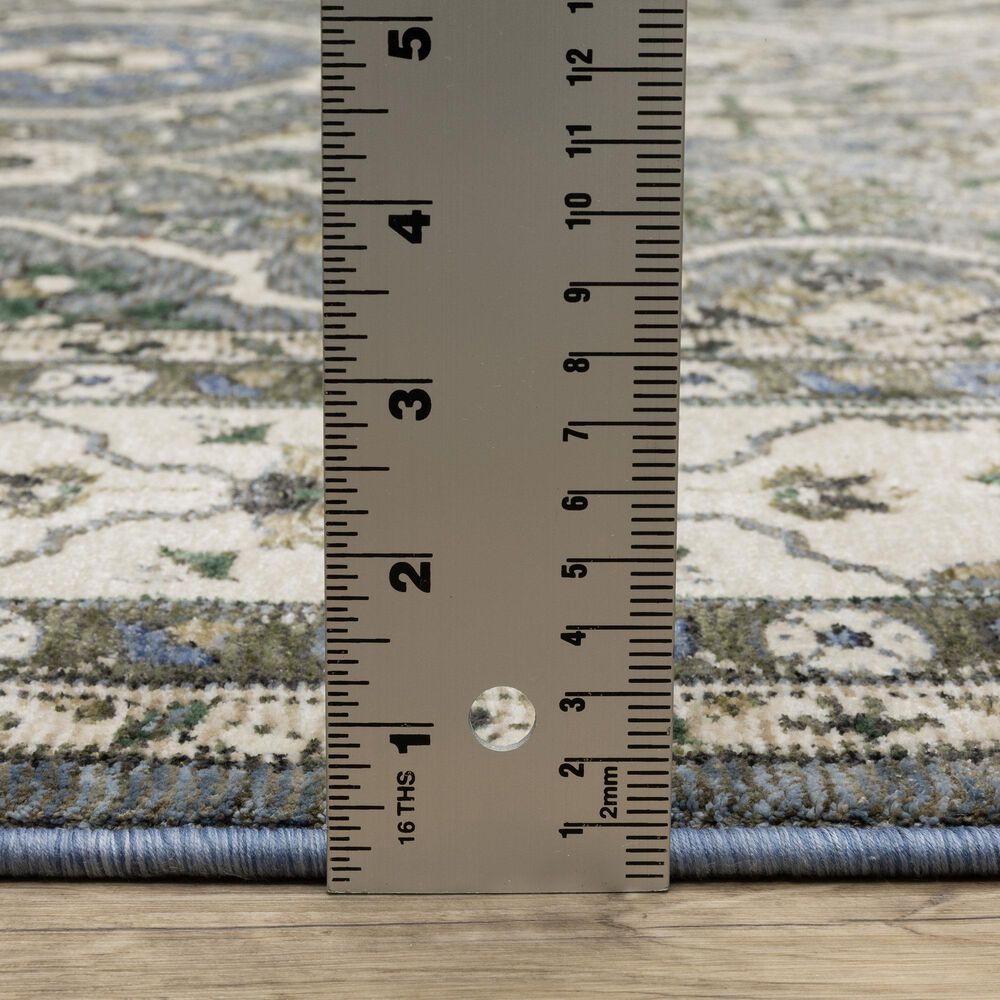 Oriental Weavers Hastings HA07H 5&#39;3&quot; x 7&#39;6&quot; Blue Area Rug, , large