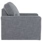 Ashley Olwenburg Swivel Accent Chair in Denim, , large