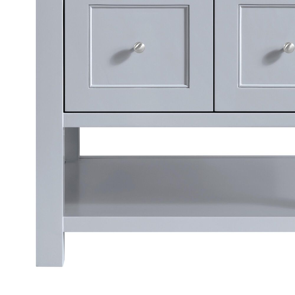 James Martin Vanities Breckenridge 30&quot; Single Bathroom Vanity in Serenity Blue with 3 cm Charcoal Soapstone Quartz Top and Rectangular Sink, , large