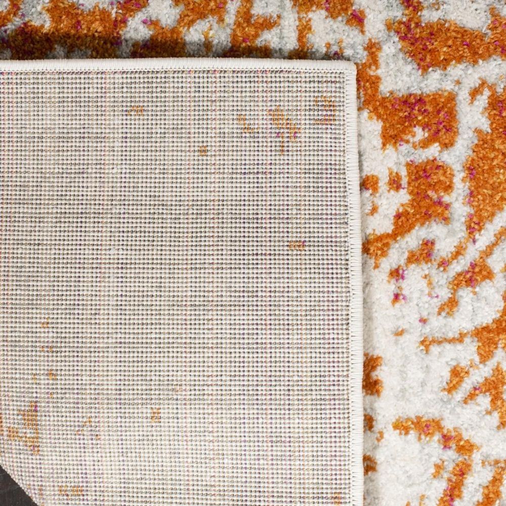 Safavieh Madison MAD603P 5&#39;1&quot; x 7&#39;6&quot; Orange and Ivory Area Rug, , large