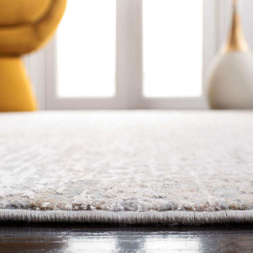 Safavieh Marmara MRM312F 6&#39;7&quot; Square Grey, Beige and Blue Area Rug, , large